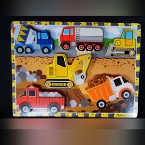 🧩Melissa & Doug Chunky Construction Puzzle - 2 for $18🧩
